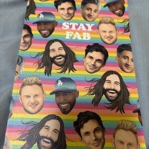 Queer Eye Stay Fab notebook lined Fab Five QE